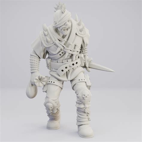 Hot Goblin 盗賊の盗人 ミニチュア ホットゴブリン ローグ短剣装備