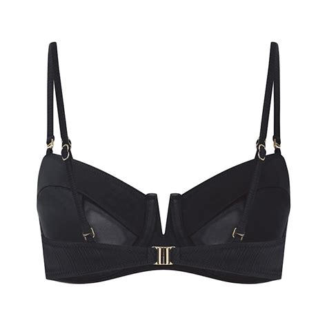 Evelyn Bikini Top Black House Of Silk Wolf Badger