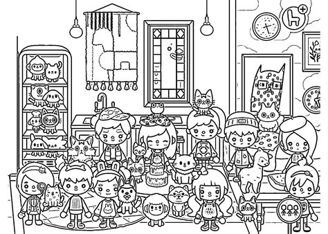 Раскраски Тока Бока - распечатать бесплатно