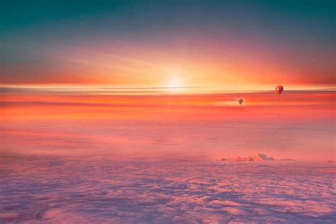 Hot Air Balloons Sky Clouds Free Photo On Pixabay