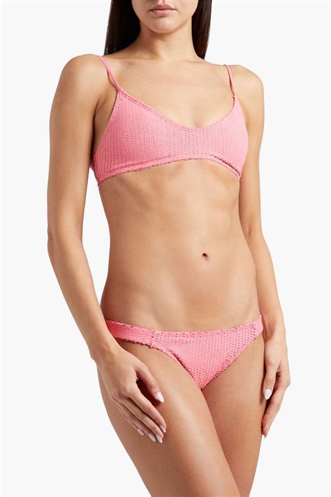 Vix Paula Hermanny Fany Laser Cut Low Rise Bikini Briefs The Outnet