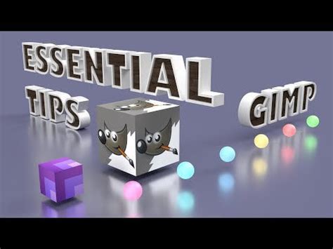 The 3 Essential TIPS ALL Gimp Beginners Should Know! [TUTORIAL] : r/GIMP