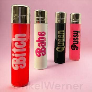 Girls Bitch Babe Queen Pussy Clipper Feuerzeug Wir Sind Feuer Und Flamme Onlineshop Rund