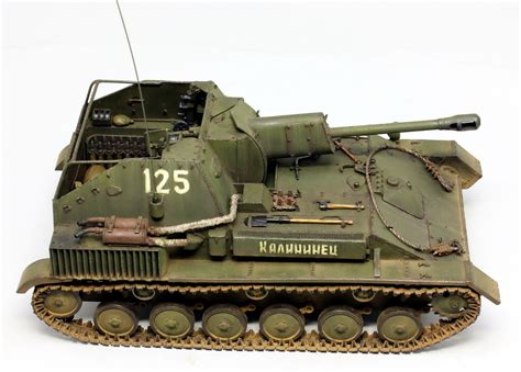 СУ-76М — Каропка.ру — стендовые модели, военная миниатюра