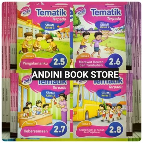 Jual Paket Tematik Masmedia Semester Untuk Kelas Ii Sd Mi K Revisi