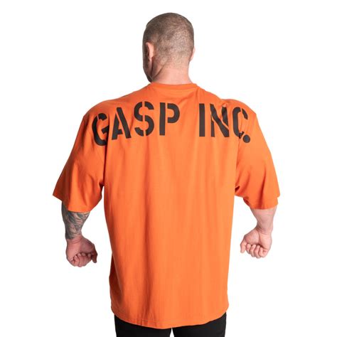 Футболки GASP: Футболка оранжевая Division Iron Tee