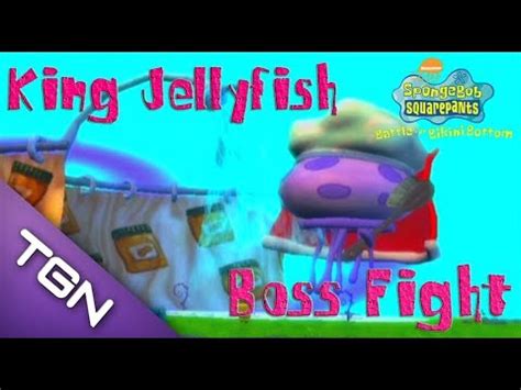 SpongeBob Battle For Bikini Bottom Boss Fight King Jellyfish YouTube