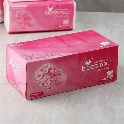 Khăn Giấy Lụa Bless You À La Vie Cao Cấp 2 Lớp 180 Tờ