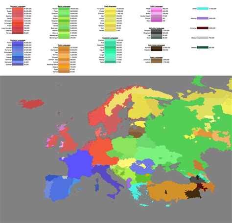 Language map of Europe | Language map, Europe map, Map