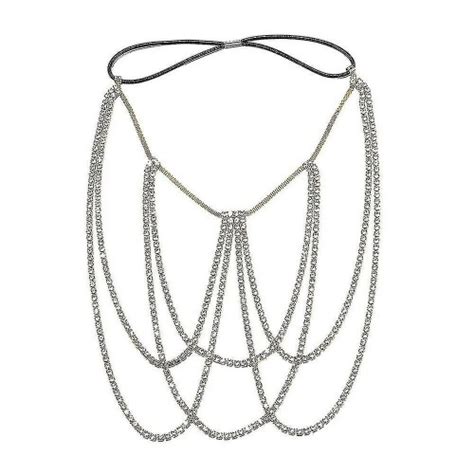 Women Leg Chain Sexy Bling Rhinestone Thigh Chain Body Jewelry Bikini Beach Harness On Onbuy