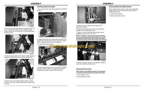 John Deere A Bunker Rake Operator S Manual Omtcu Machine