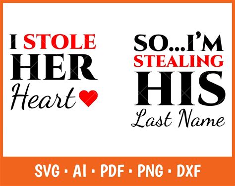 Jessica Springsteen Husband I Stole Her Heart His Last Name Svg I Stole