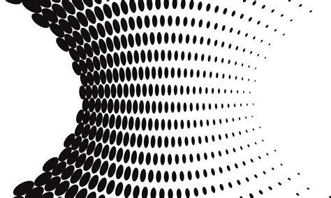 abstract geometric big  small black dot pattern art  vector