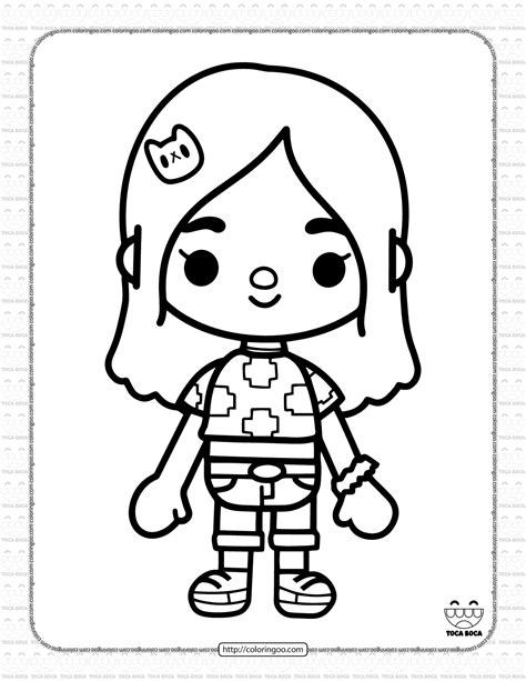 Printable Toca Life Coloring Pages Updated