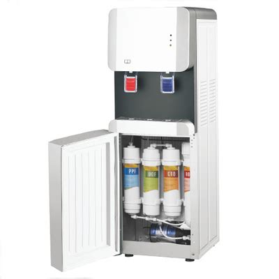 Freestanding Pou Water Cooler White Reverse Osmosis Hot Cold Water Dispenser