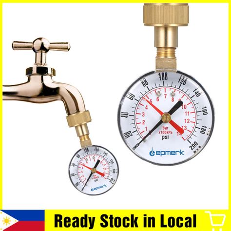 2 12 Pressure Gauge Water Pressure Test Gauge 34 Female Hose