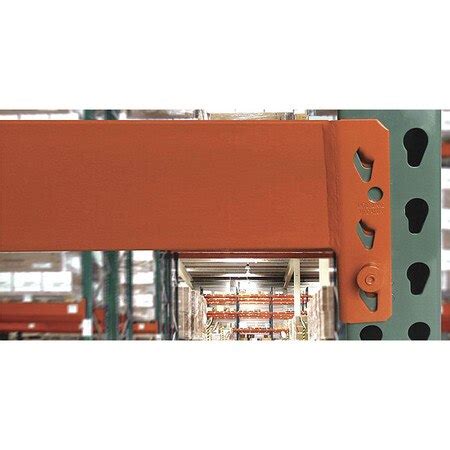 Interlake Mecalux Pallet Rack Beam L Orange Ib Et Rca Zoro