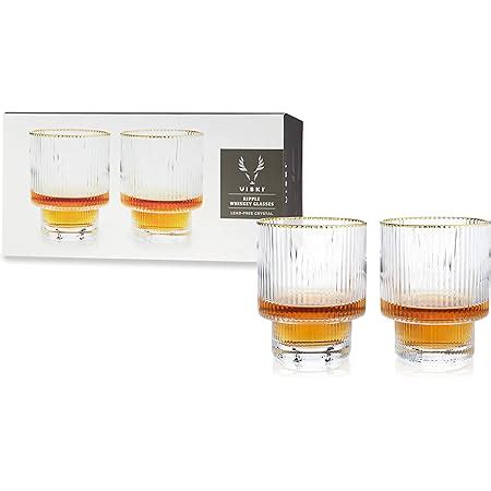 Amazon Viski Meridian Lowball Glasses Set Of 2 Vintage Drinking