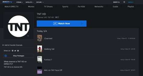 Tnt On Directv Your Quick Channel Guide For Unmissable Shows And Sports