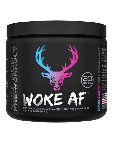 Woke Af By Bucked Up High Stimulant Pre Workout Nutrition Warehouse