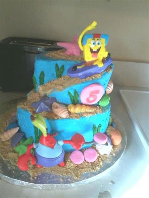 Spongebob Skating In Bikini Bottom CakeCentral