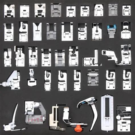 42pcs Multifunctional Sewing Machine Presser Foot Feet For Brother