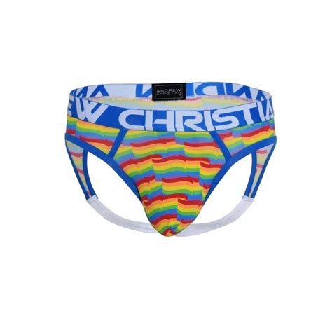 Pride Flag Locker Room Jock W Almost Naked Jockstrap Menscloset Dk