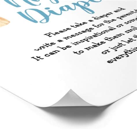 Blue Hot Air Balloon Late Night Diapers Sign Zazzle