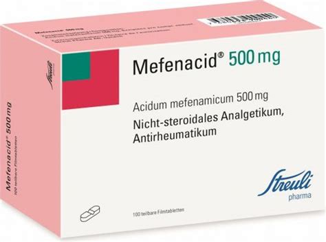 Mefenacid Filmtabletten Mg Teilbar St Ck In Der Adler Apotheke