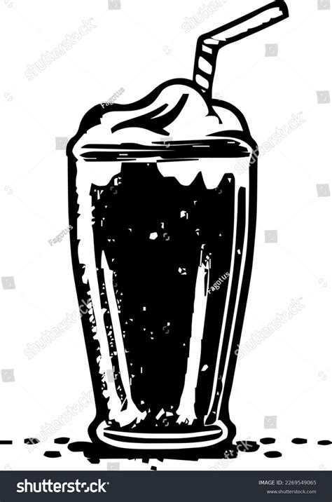Soda Food Isolated Vintage Drawing Vector Stock Vector (Royalty Free ...