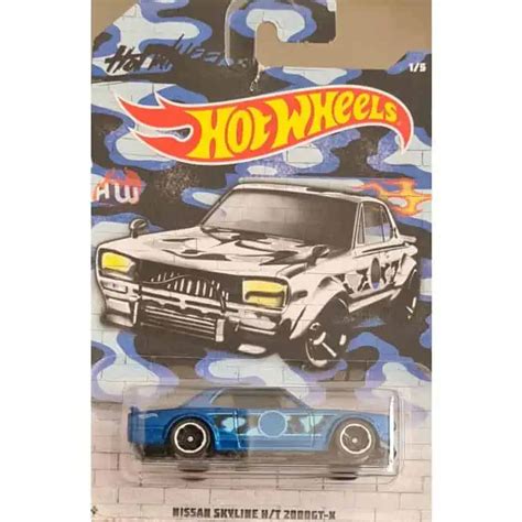 Embalagem Danificada Hot Wheels Exclusivo Walmart Nissan Skyline H T Gt X Universo Hot