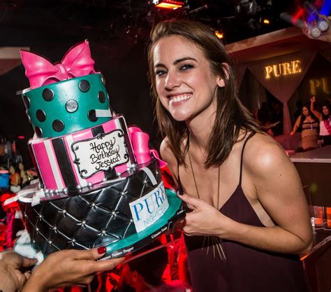 Jessica Stroup Braless Showing Big Cleavage In A Hot High Slit Dress At Her Th Porn Pictures