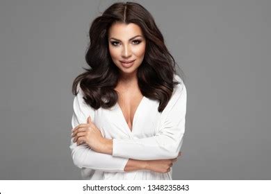 Sexy Attractive Brunette Woman Beauty Hair Stock Photo Shutterstock