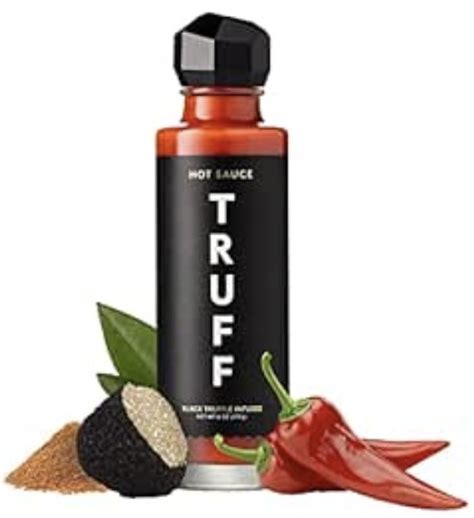 Truff Hot Sauce Pack Mini Set Portable Travel Bottles Of Gourmet Hot Sauce Black Truffle And