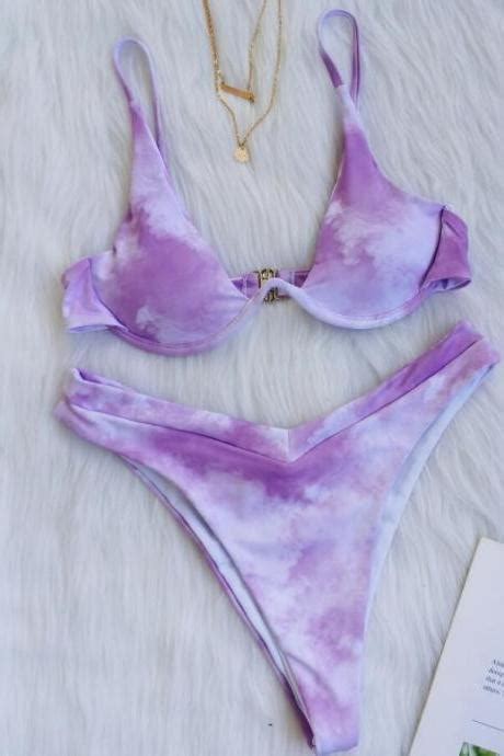 Fashon Sexy Summer Bikini Two Pieces Women Bikini L Women Bikini Rainbow Cheap Girls Bikini