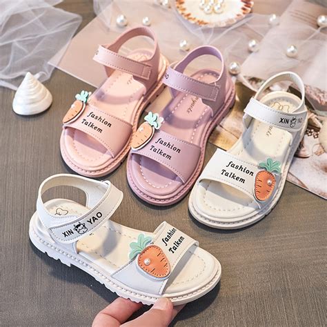 B91xZ Toddler Girl Sandals Children Shoes Fashion Thick Soles Soft ...