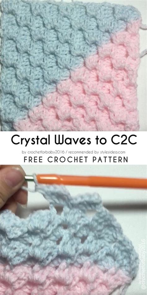 Wave Stitches Collection Crochet Patterns Free Styles Idea