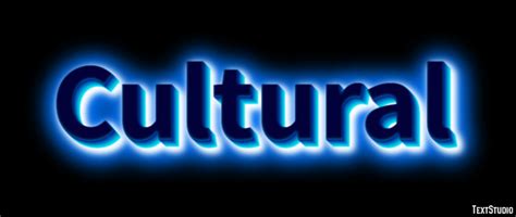Cultural Text Effect And Logo Design Word