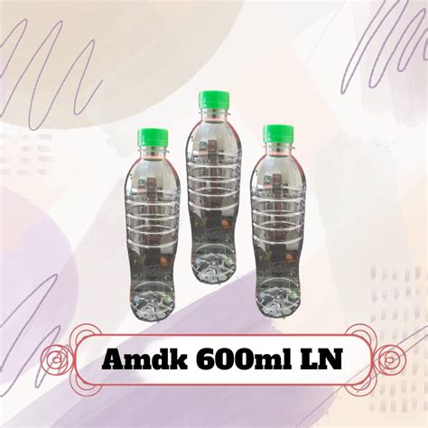 Jual Botol Plastik Pet Amdk Ml Ln Paket Hemat Isi Pcs Free