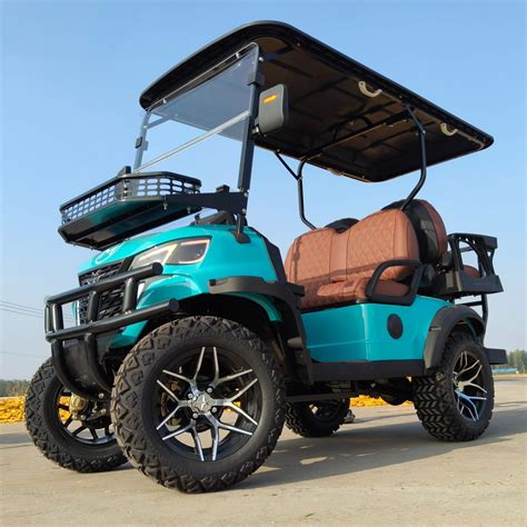 Best Price Solar Panels Charging New Model 4 Seater Electric Golf Car