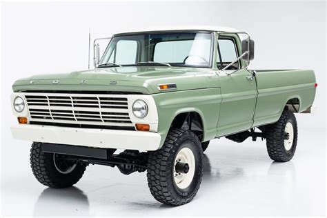 No Reserve 1971 Ford F 250 Sport Custom Highboy 44 4 Speed For Sale