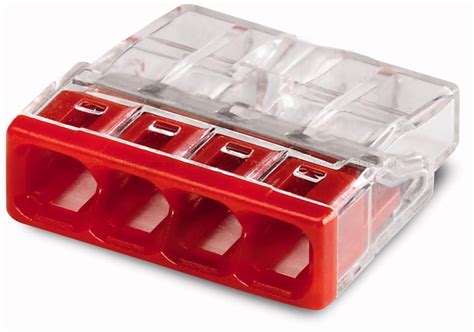 Złączka COMPACT do puszek instalacyjnych 4-przewodowa WAGO | ZŁĄCZKA ...