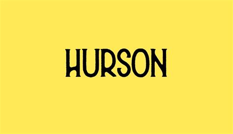 Hurson Free Font