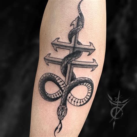 Leviathan Cross Tattoo