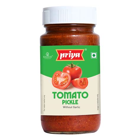 Buy Priya Tomato Pickle Without Garlic G Authentic Telugu Style