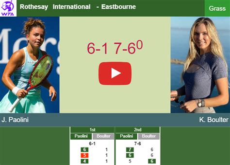 Jasmine Paolini tops Boulter in the quarter to battle vs Kasatkina at ...