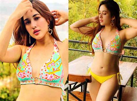 Sexy Two Piece Bikini Poses Of Aditi Budhathoki Filmy19