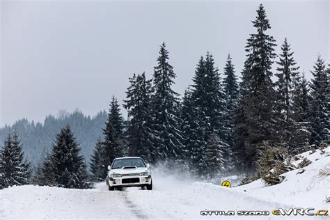 Colceriu Vlad Lungu Roman Subaru Impreza Wrx Winter Rally Covasna