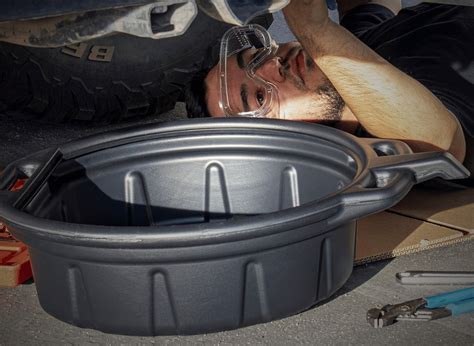 Keep It Contained With An Oil Drain Pan
