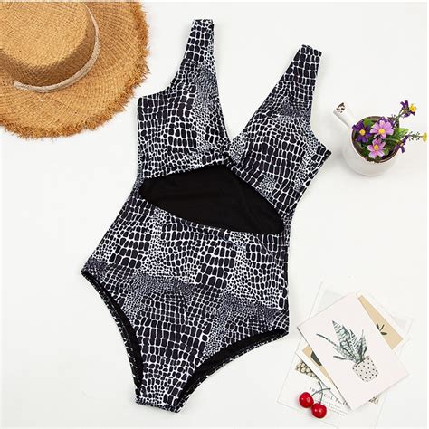 Tponi Women S One Piece Swimsuits One Piece Black Bikini Clear XL